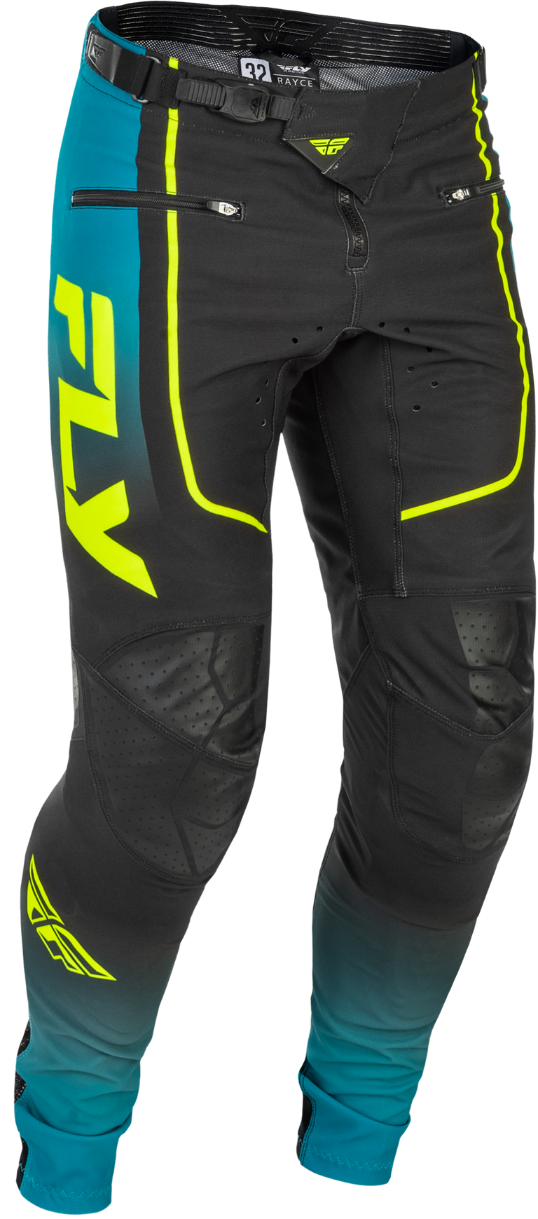 2026 FLY RACING RAYCE BICYCLE PANTS /BLACK/TEAL/BLUE