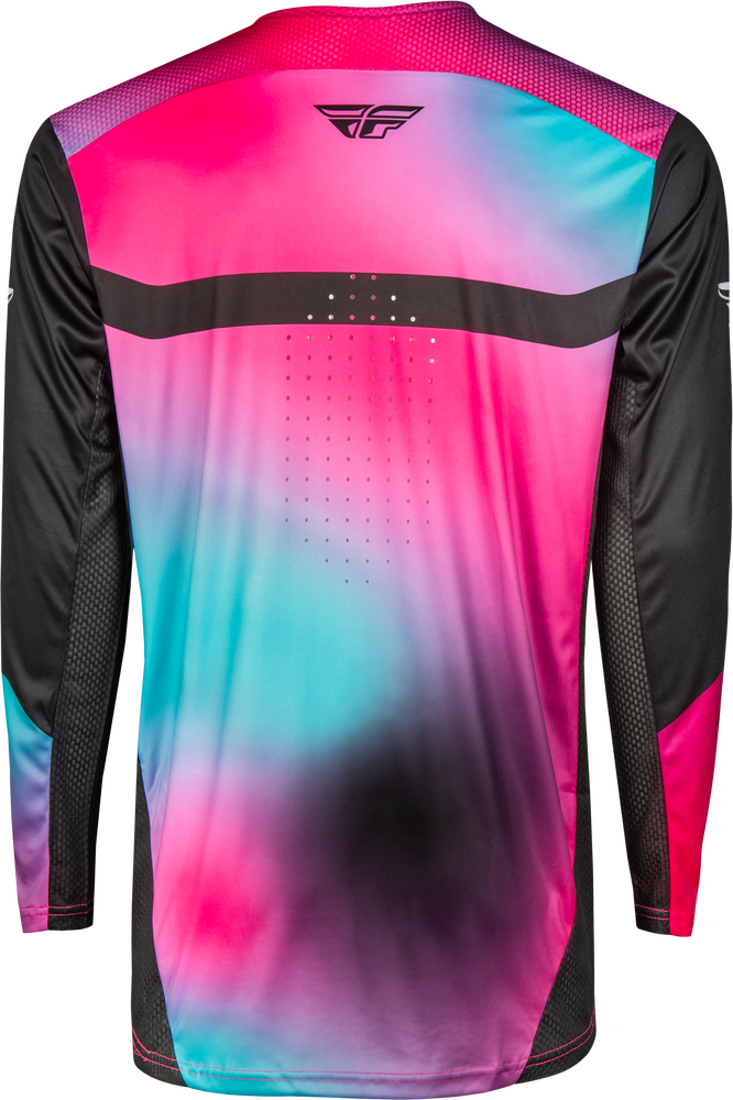 FLY RACING YOUTH RAYCE BICYCLE JERSEY FUSCHIA/BLACK/TEAL