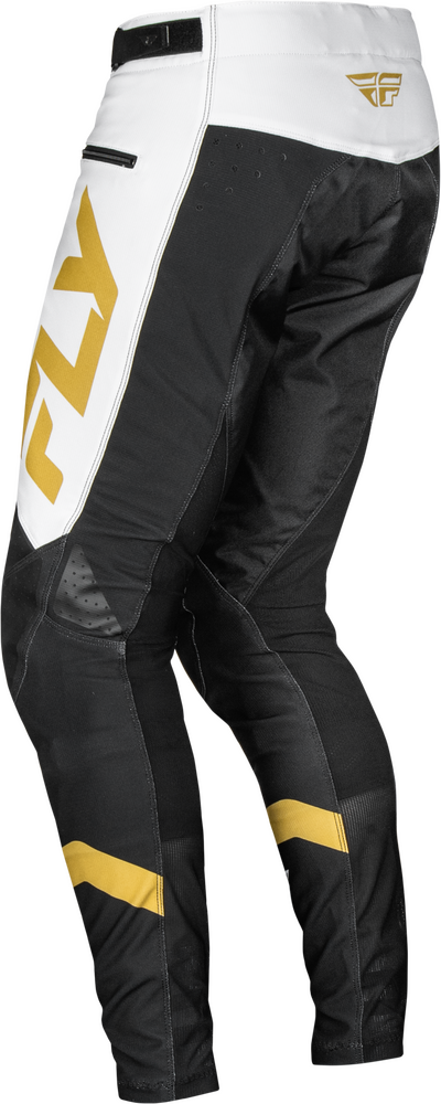 FLY RACING RAYCE BICYCLE PANTS WHITE/BLACK/GOLD
