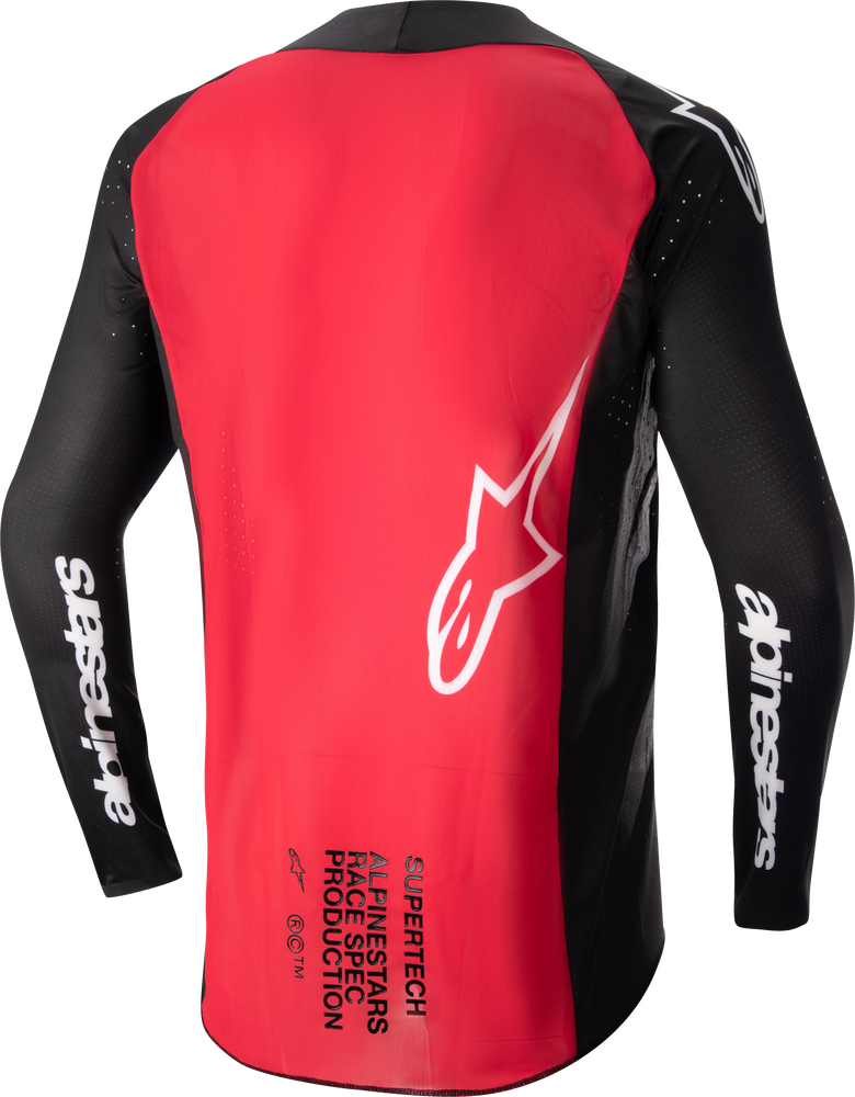 ALPINESTARS SUPERTECH WARD JERSEY BLACK/RED BERRY