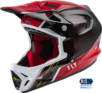 FLY RACING YOUTH WERX-R CARBON HELMET RED CARBON