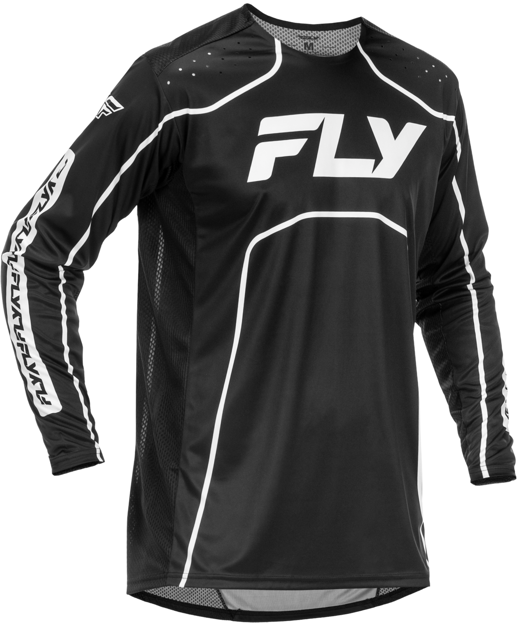 2026 FLY RACING YOUTH/ADULT RAYCE BICYCLE JERSEY BLACK/WHITE