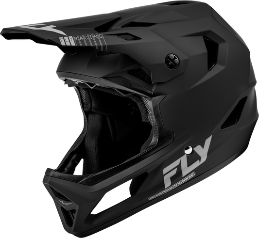 2026 FLY RACING RAYCE SOLID YOUTH BICYCLE HELMET MATT BLACK