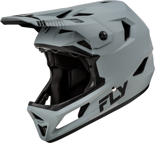 2026 FLY RACING RAYCE SOLID YOUTH BICYCLE HELMET GREY