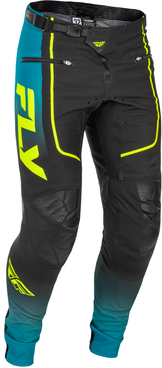 2026 FLY RACING RAYCE BICYCLE PANTS /BLACK/TEAL/BLUE