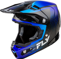 FLY RACING FORMULA S CARBON PROTOCOL HLMT BLACK CARBON/BLUE