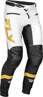 FLY RACING RAYCE BICYCLE PANTS WHITE/BLACK/GOLD