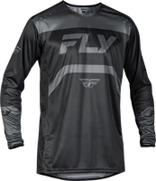 FLY RACING YOUTH RAYCE BICYCLE JERSEY BLACK/CHARCOAL