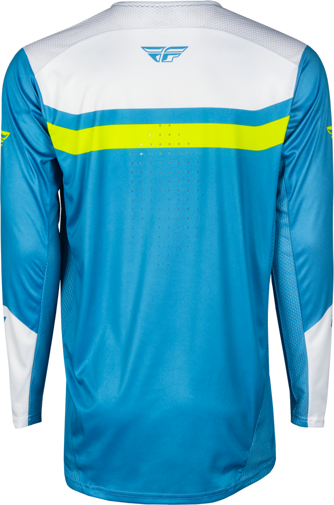 FLY RACING YOUTH RAYCE BICYCLE JERSEY BLUE/WHITE/LIME GREEN