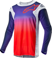 ALPINESTARS RACER HOEN JERSEY LIGHT GREY/HOT ORANGE/BLACK