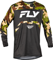 FLY RACING YOUTH RAYCE BICYCLE JERSEY BLACK/CAMO