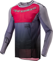 ALPINESTARS SUPERTECH DADE JERSEY IRON/RED BERRY