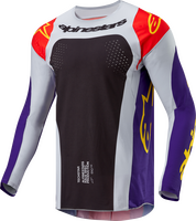 ALPINESTARS TECHSTAR OCURI JERSEY HOT ORANGE/PURPLE/BLACK